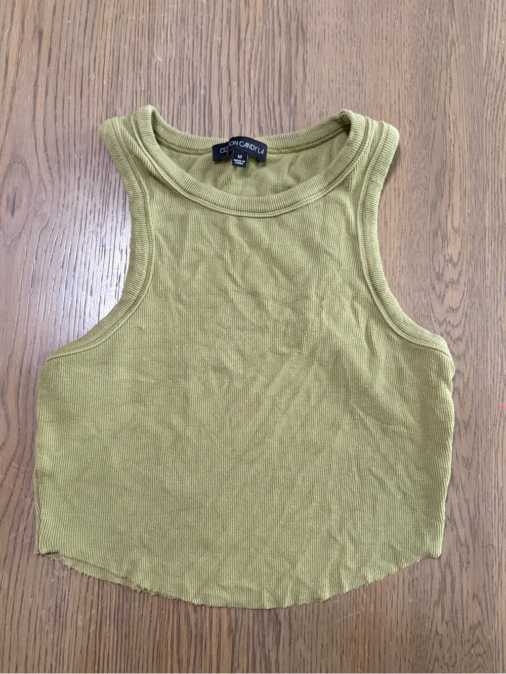 Chloe Rose Ribbed Tank Top - Sleeveless Crop (2)